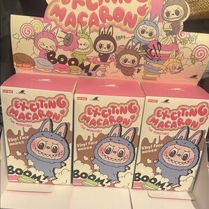 ALL 3!! Exciting Macaron Vinyl Figures- 3 blind boxes plus 3 outfits